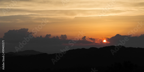 Tramonto in Montagna