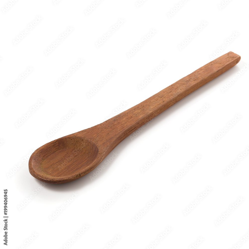 Wooden Spoon isolated on a white background Wooden Spoon isolated on a white background