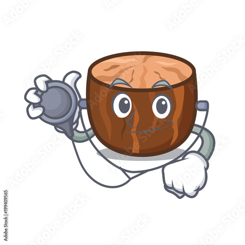 Doctor nutmeg character cartoon style