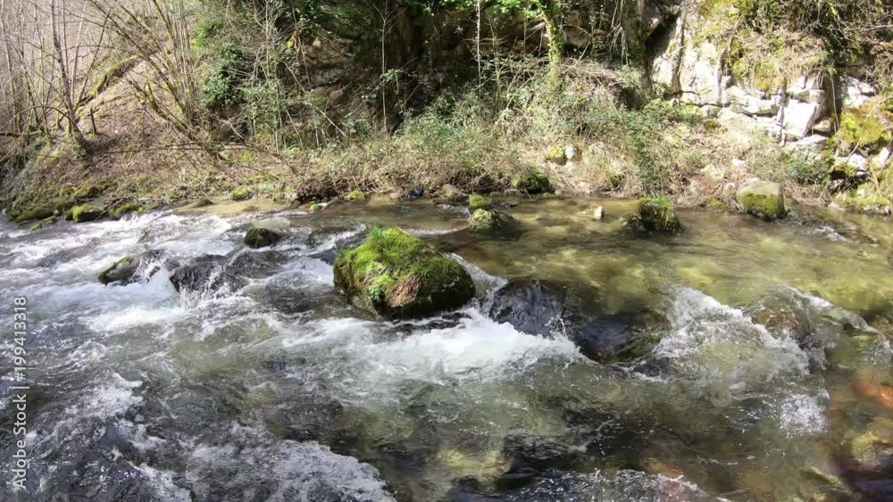 Wild stream in Pyrenees, Aude in southern France
Wild stream in Pyrenees, Aude in southern France
