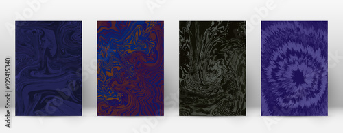 Abstract cover. Modern design template. Admirable suminagashi marble. Minimalistic hipster flyer design. Unequaled trendy abstract cover. Vector illustration.