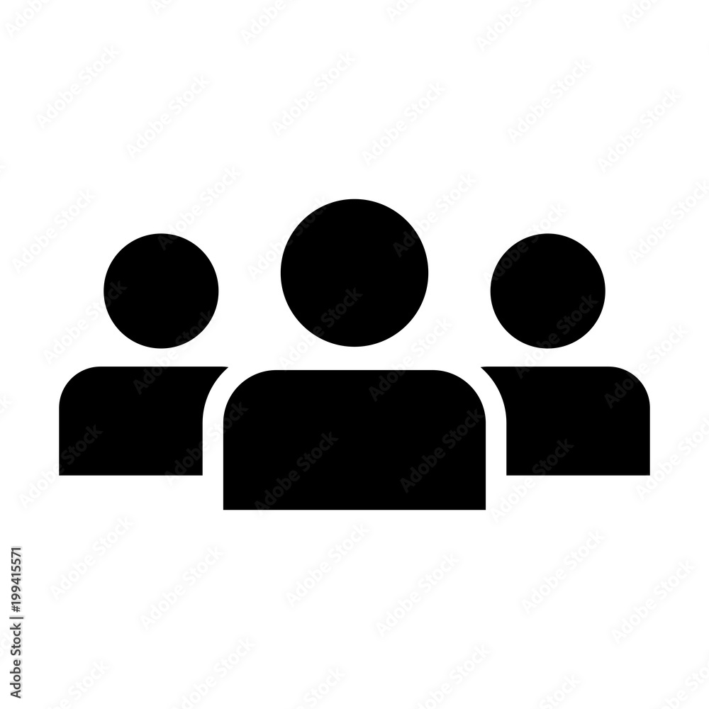 People Icon Vector Group for Male Business Team Management Person Avatar Symbol in Glyph Pictogram illustration People Icon Vector Group for Male Business Team Management Person Avatar Symbol in Glyph Pictogram illustration