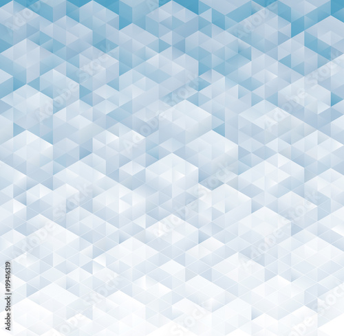 Geometric pattern modern light blue gray background.