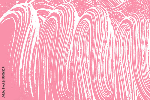 Natural soap texture. Actual bright pink foam trace background. Artistic sublime soap suds. Cleanliness, cleanness, purity concept. Vector illustration.