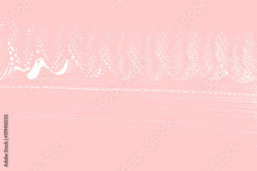 Natural soap texture. Alive millenial pink foam trace background. Artistic exquisite soap suds. Cleanliness, cleanness, purity concept. Vector illustration.