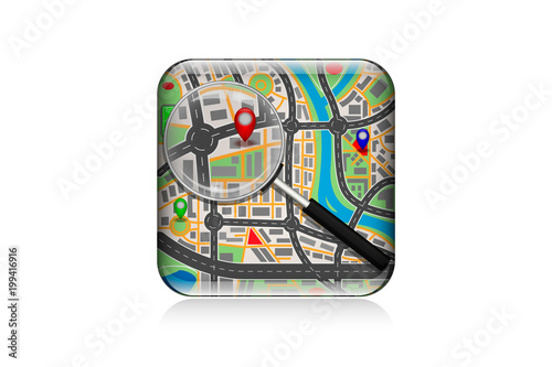 Mobile
Icon Map under a magnifying glass