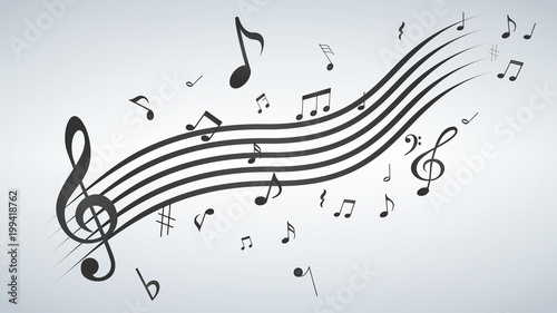 Abstract music background v...