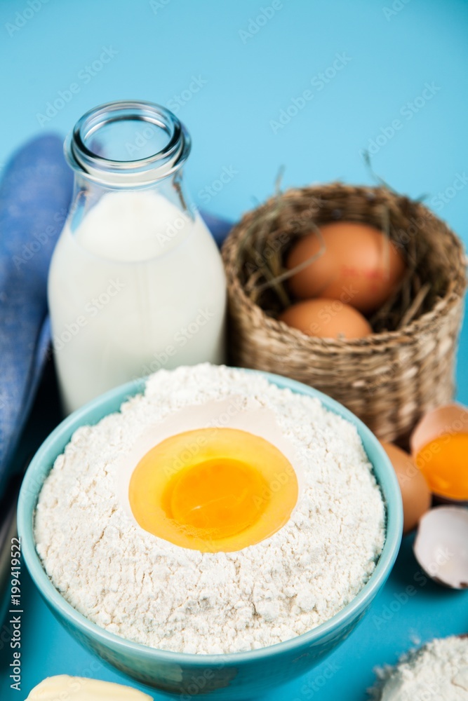 Basic baking ingredients Basic baking ingredients