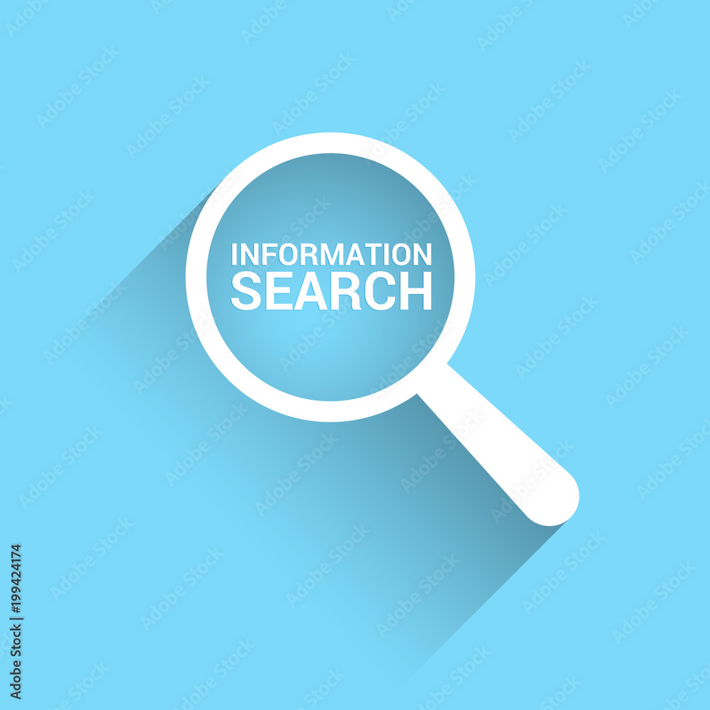 Data Concept: Magnifying Optical Glass With Words Information Search Data Concept: Magnifying Optical Glass With Words Information Search