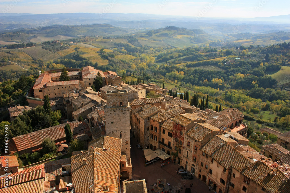Medieval towers of San Gimignano, Italy