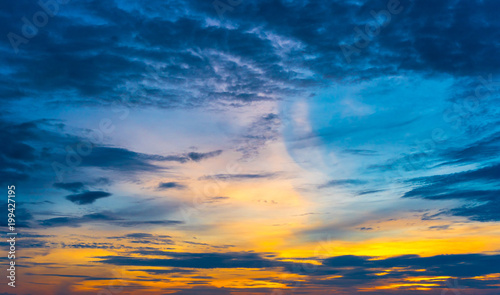 twilight colorful sky © happystock