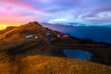 Dramatic landscape of Tonglu trekkers hut, north of India