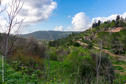 view of Ein Karem in Jerusalem, Israel photo