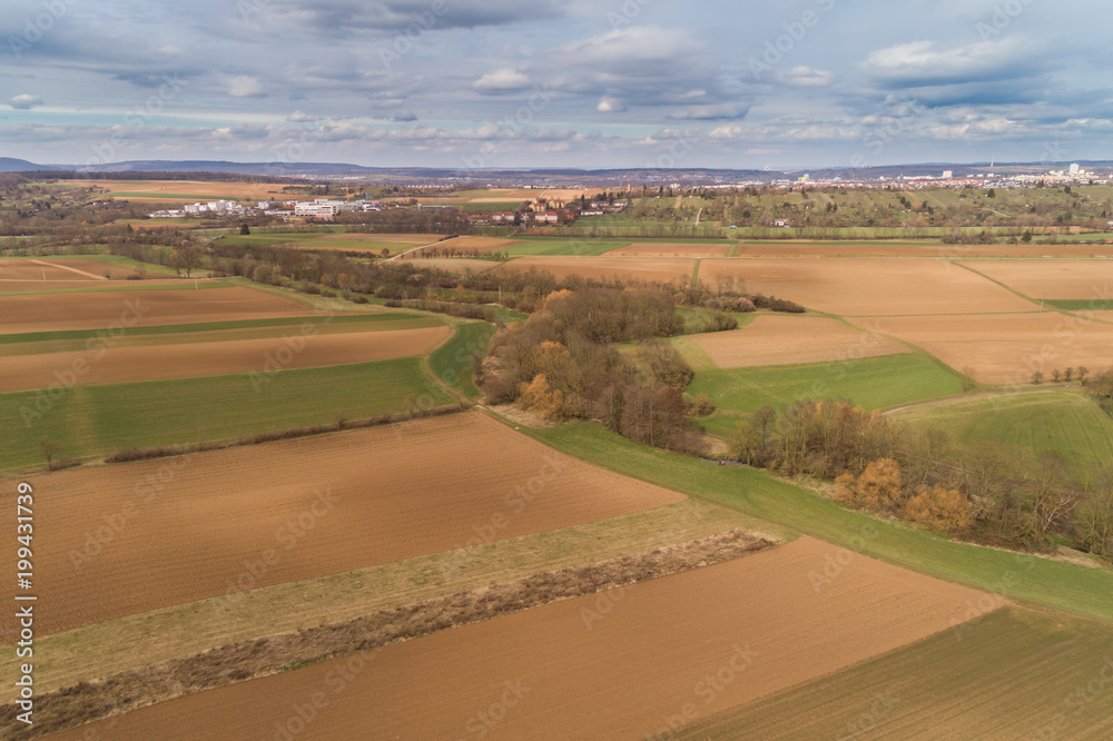 Luftbild Markgröningen im Landkreis Ludwigsburg