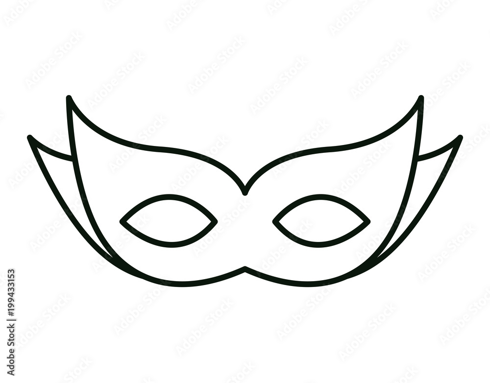 mardi gras mask icon