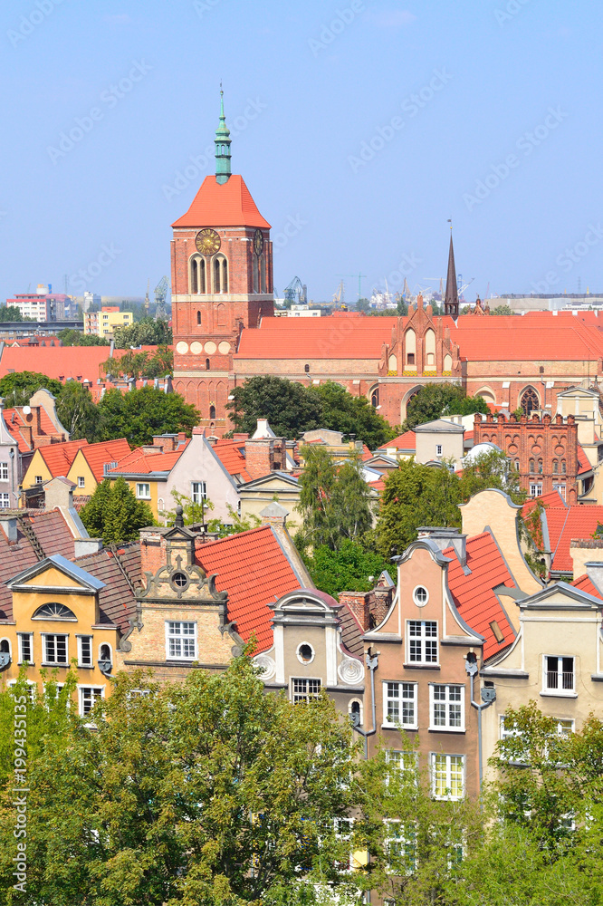 Obraz premium Gdansk. Old city