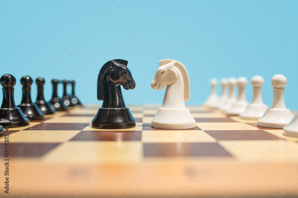 © master1305 - The chess board and game concept of business ideas and competition.