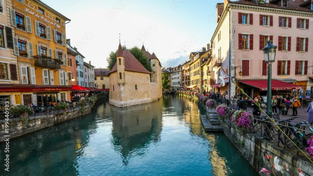 Timelapse de la vielle ville d'Annecy