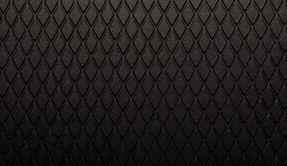 Abstract black metal texture dark diamond background 