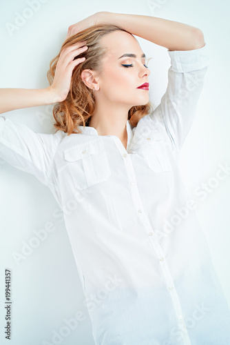 exciting young woman