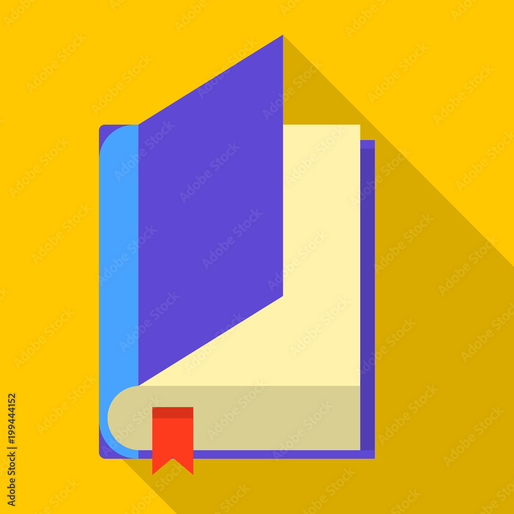 Dictionary icon, flat style Dictionary icon, flat style