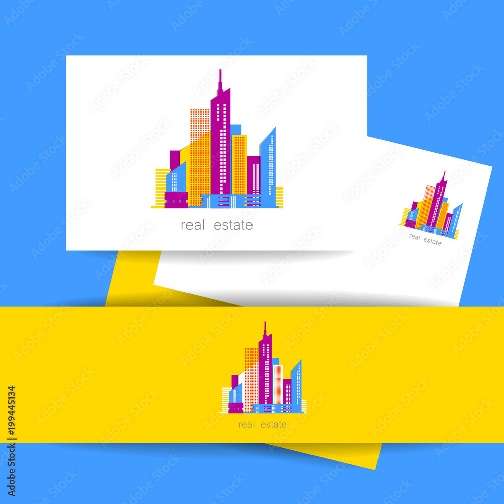 Obraz premium real estate template design