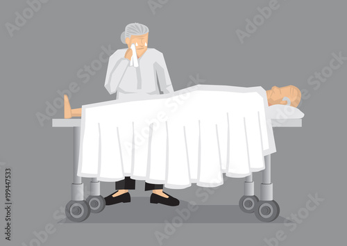 Till Death Do us Part Vector Illustration