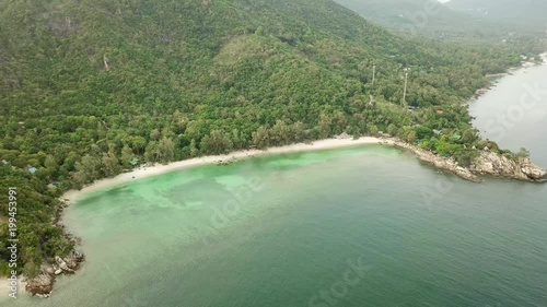 Wallpaper Mural Aerial view on mountains and sea coast on Phangan island, Thailand Torontodigital.ca