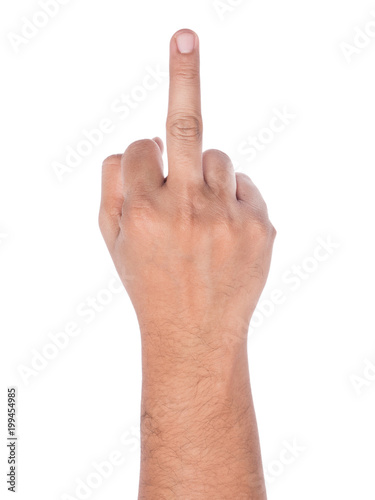 middle finger