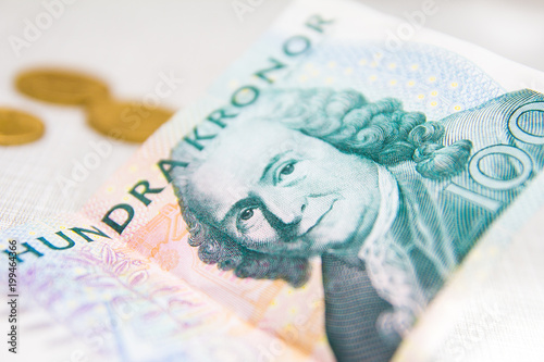 Swedish crown currency money photo