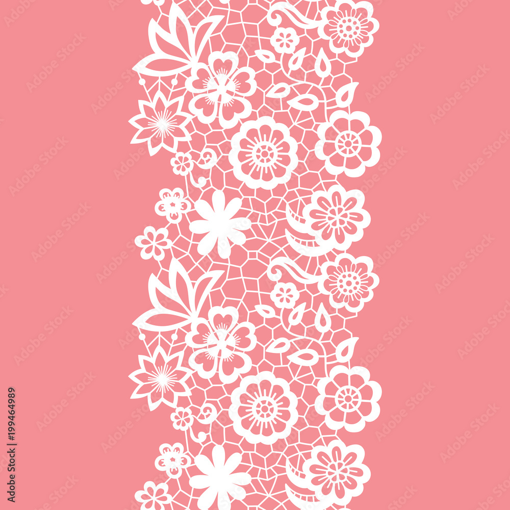 custom made wallpaper toronto digitalLacy vintage trim.