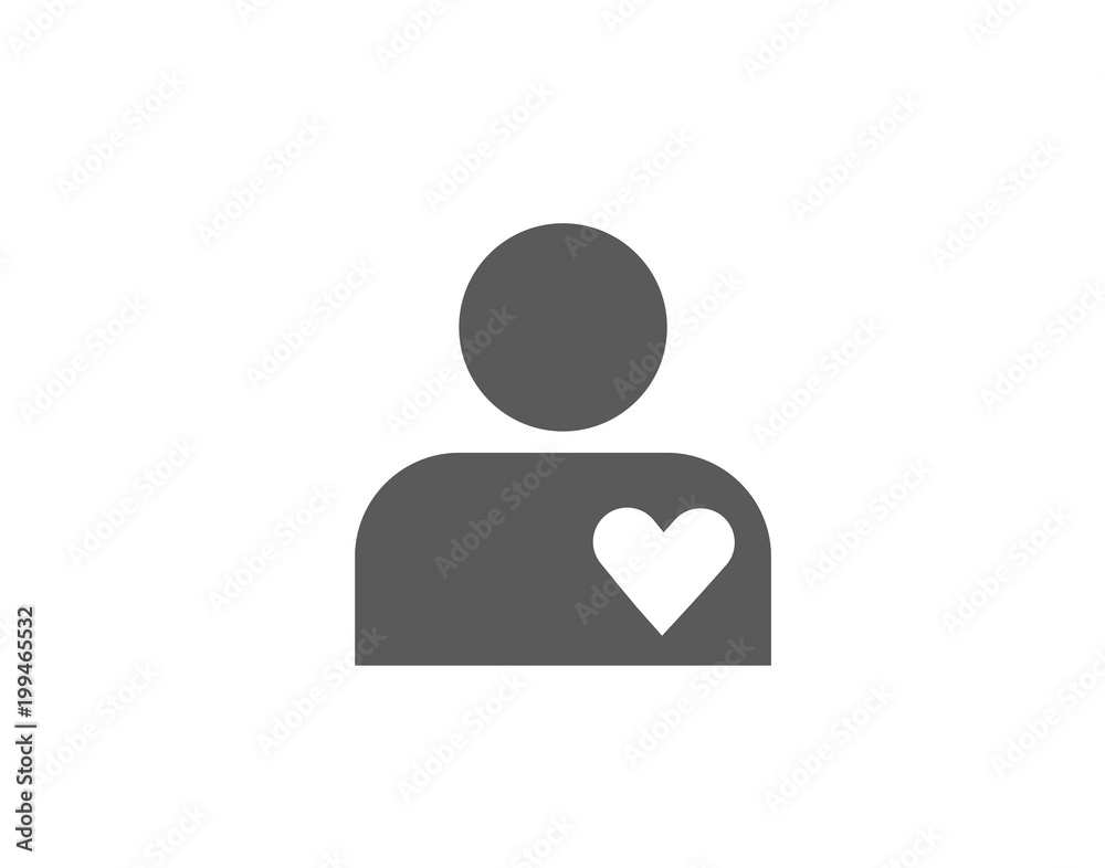 Man heart icon Man heart icon