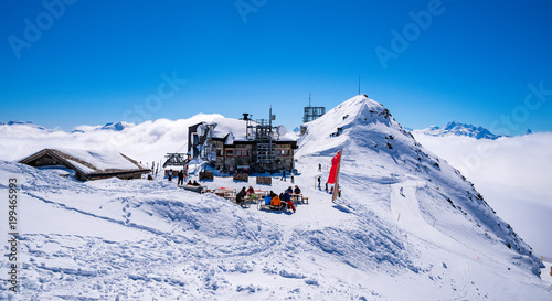 Gornergrat Bergstation, Zermatt, Schweiz
