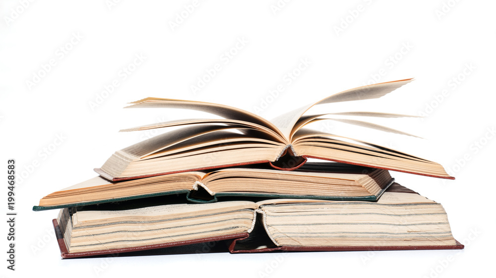 Obraz premium A pile of books.