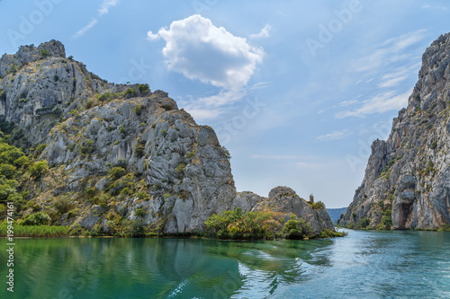 Rocks in the national park Krka, Croatia