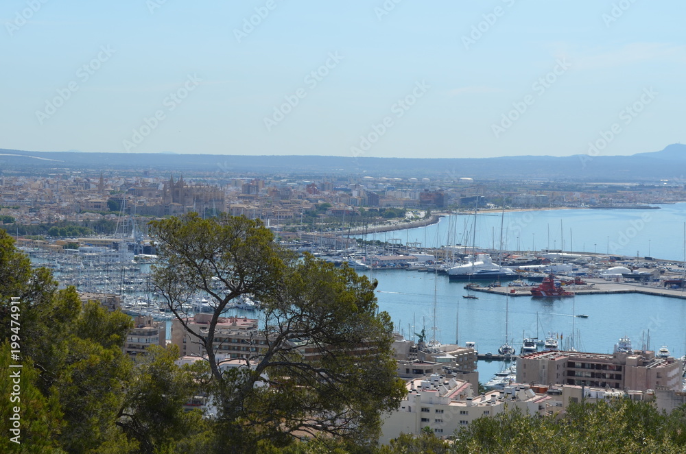 Majorka, panorama Palmy Majorka, panorama Palmy