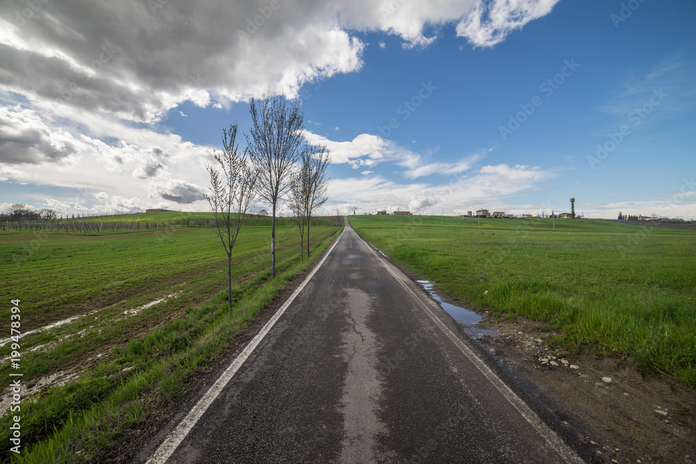 Strada di collina