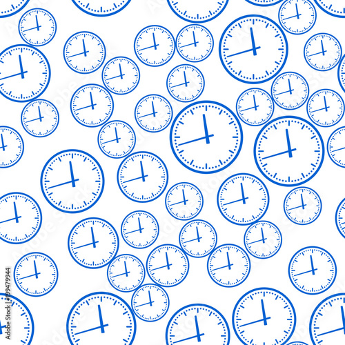 Abstract clock pattern