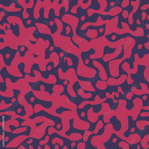 seamless camouflage pattern. purple and red colors