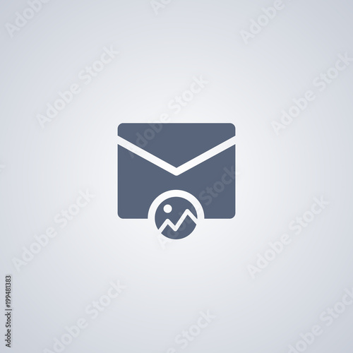 E-mail image vector icon