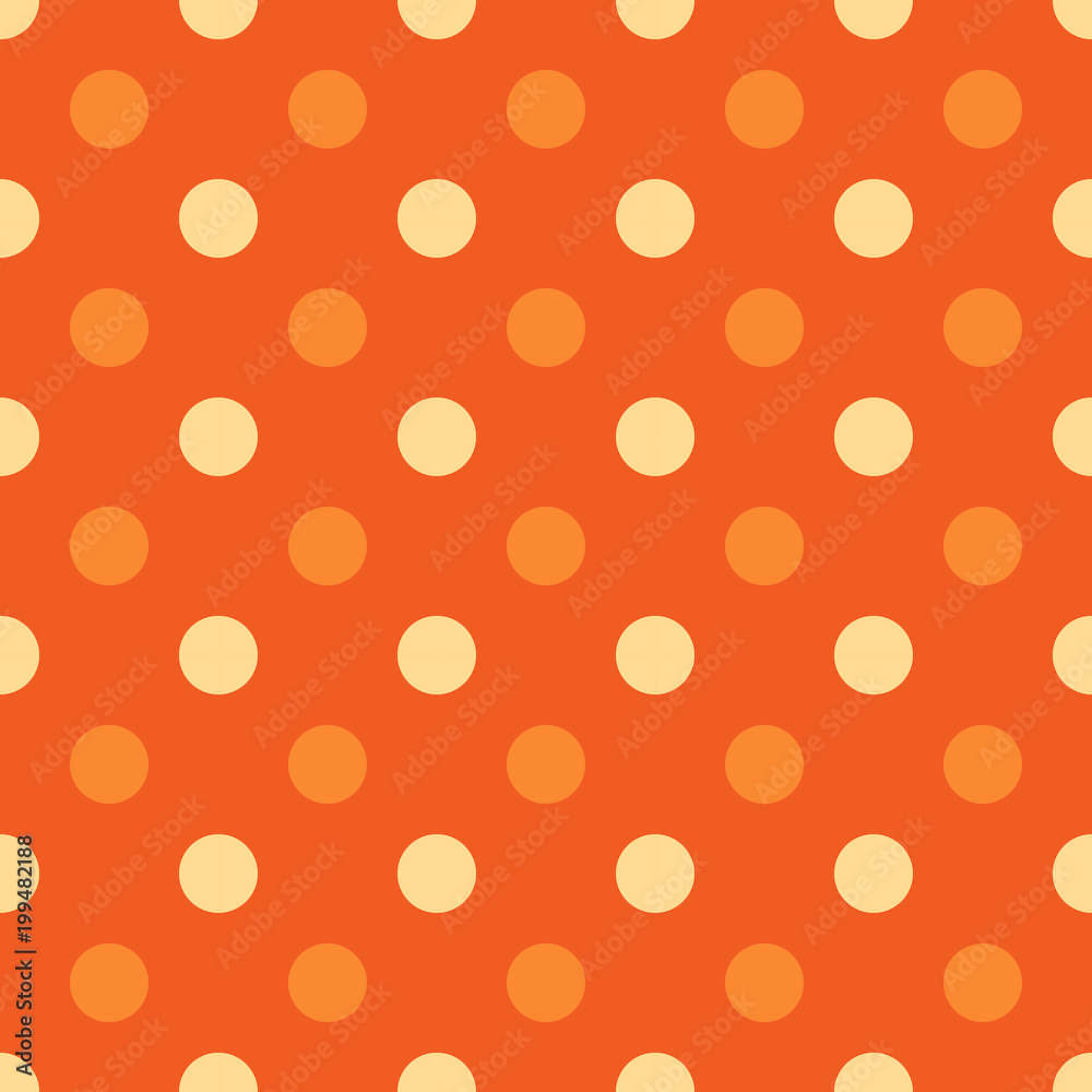 seamless Polka dot background. Bright polka dot texture.