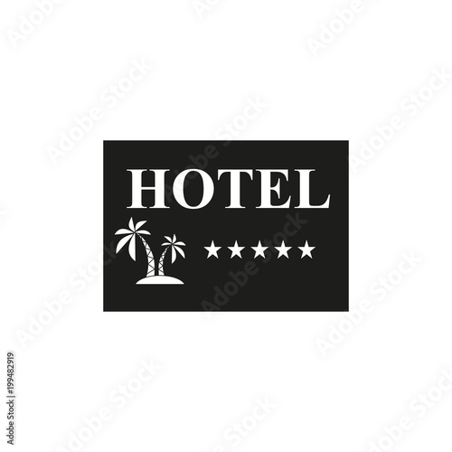 Hotel card icon