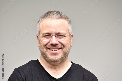 Konstfotografi Fat Male Smiling