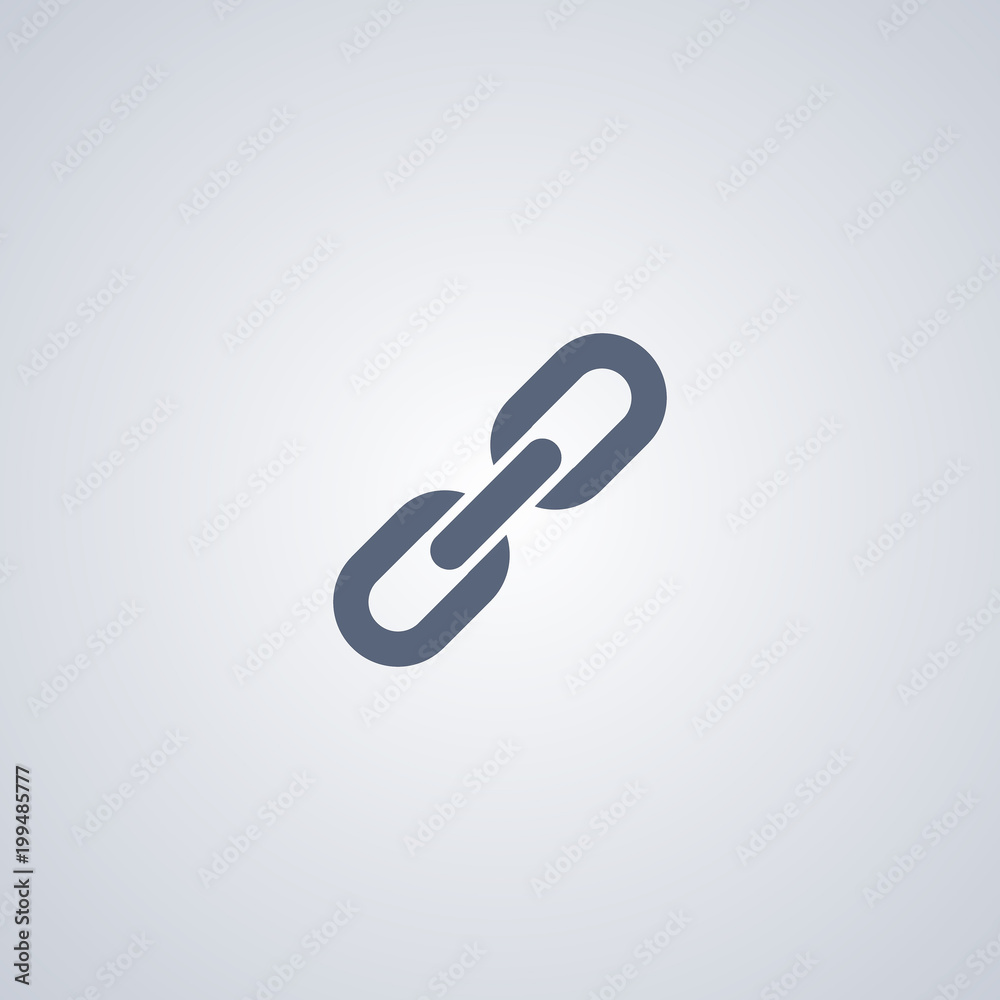 Chain icon, link icon, connection icon Chain icon, link icon, connection icon