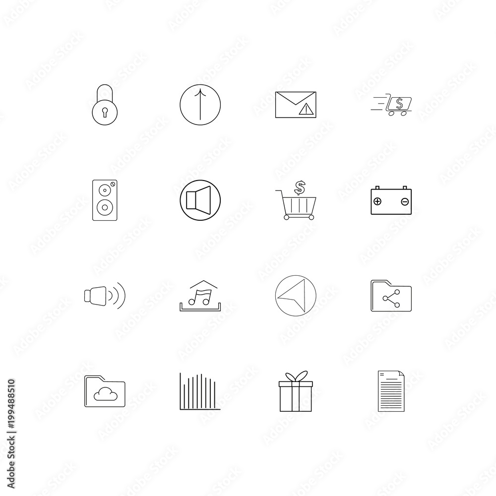 Internet Of Things simple linear icons set. Outlined vector icons Internet Of Things simple linear icons set. Outlined vector icons