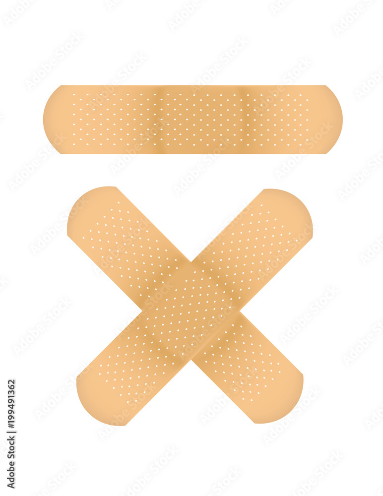 Bandages. vector illustration Bandages. vector illustration