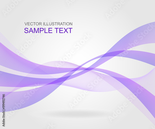Abstract wavy background. Vector illustration