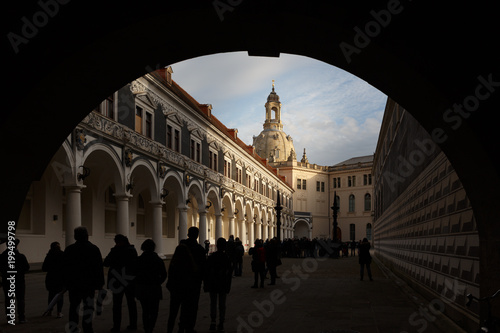Innenhof und Frauenkirche