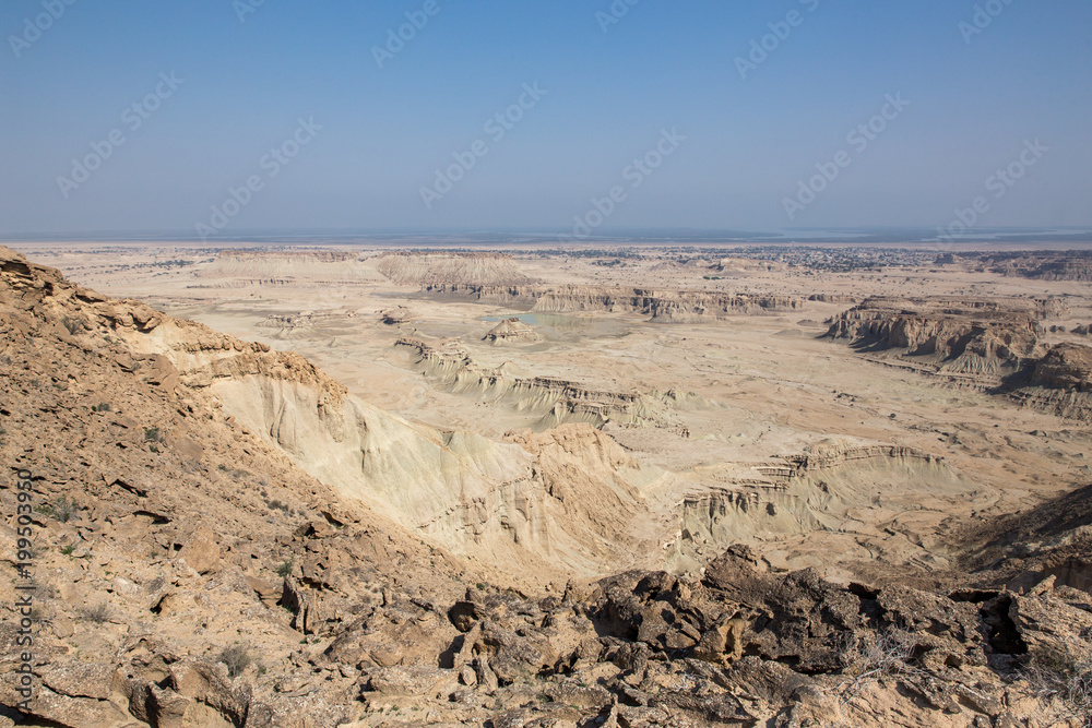 Hiking on Roof of Qeshm Geosite, Iran