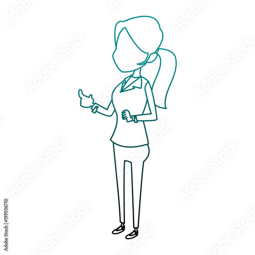 Woman doctor cartoon vector illustration graphic design